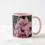 Pink Hyacinth Spring Floral Mug