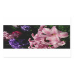Pink Hyacinth Spring Floral Rectangular Sticker