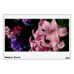 Pink Hyacinth Spring Floral Wall Decal