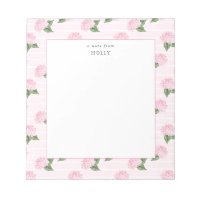 Pink Hydrangea All Over Bloom Personalized