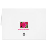 Pink Hydrangea Cards (Back Horizontal)