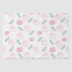 Pink Hydrangea gift tissue  Paper
