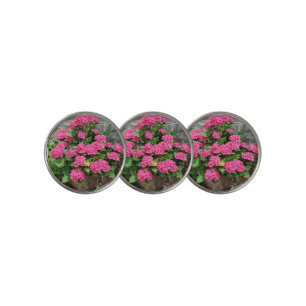 Pink Hydrangea Golf Ball Marker
