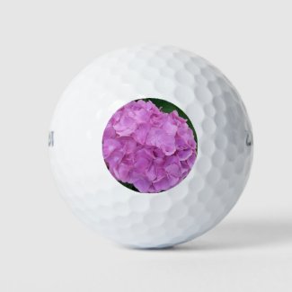 Pink Hydrangea Golf Balls