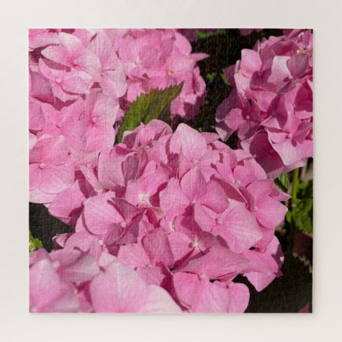 Pink Hydrangea Jigsaw Puzzle