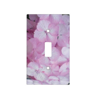 Pink Hydrangea Light Switch Cover
