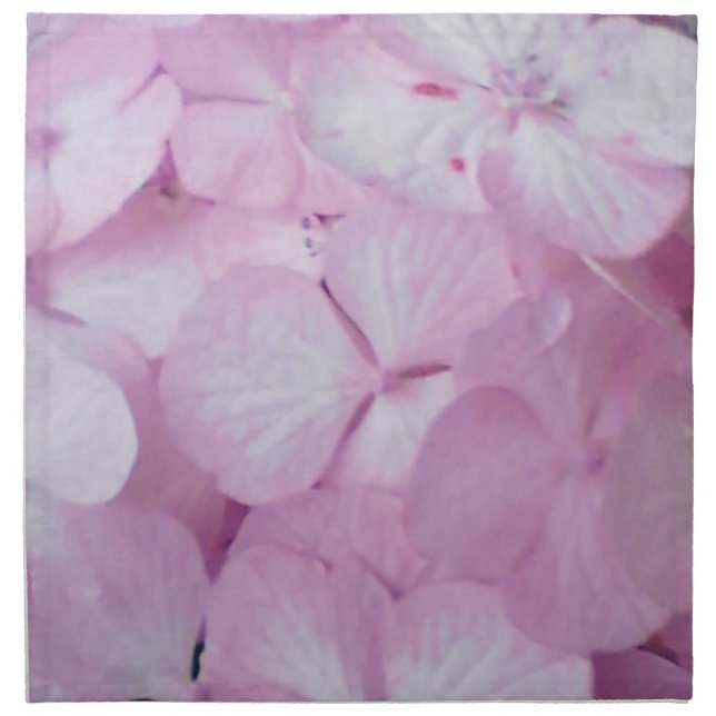 Pink Hydrangea Napkin (Front)