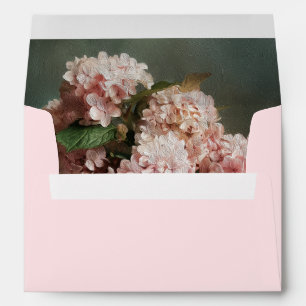 Pink Hydrangea Painting Envelope