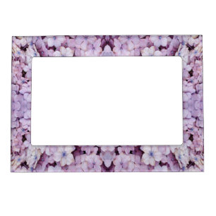Pink Hydrangea Pattern Art Picture Frame