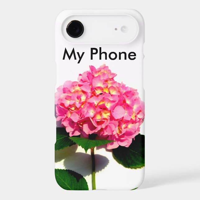 Pink hydrangea pink floral pink flower Case-Mate iPhone case (Back)