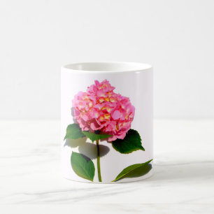 Pink Hydrangea pink floral pink flower Coffee Mug