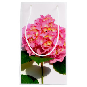 Pink hydrangea  small gift bag