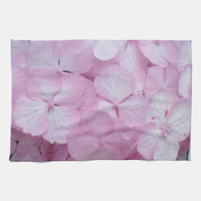 Pink Hydrangea Towel (Horizontal)