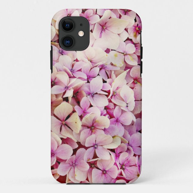 Pink Hydrangeas Design Case-Mate iPhone Case (Back)
