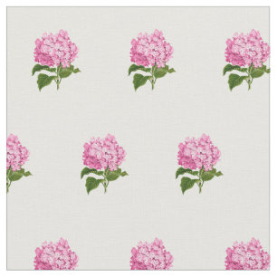 Pink Hydrangeas Fabric