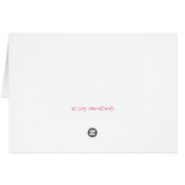 Pink hydrangeas in formal garden cards (Back Horizontal)