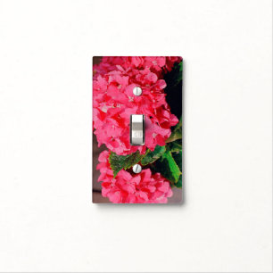 Pink Hydrangeas Light Switch Cover