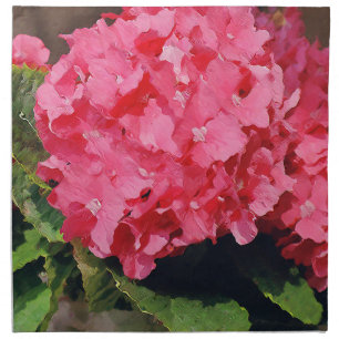 Pink Hydrangeas Napkin