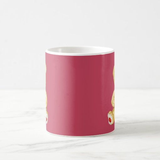 Pink Hypnotizing Cute Teddy Bear Coffee Mug Zazzle Pink Hypnotizing Cute Teddy Bear Coffee Mug Zazzle
