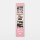 Pink I Love You Grandma Heart Photo Collage