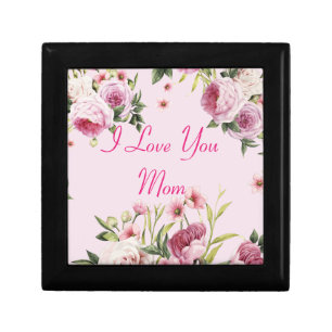 Pink I Love You Mom - Gift Box