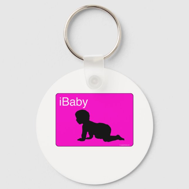 pink iBaby Keychain (Front)