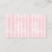 Pink Ice Cream Baby Shower Diaper Raffle Ticket Enclosure Card (Back)