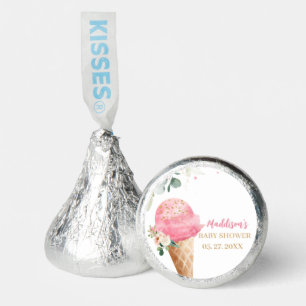 Pink Ice Cream Baby Shower Hershey®'s Kisses®