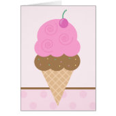 Pink Ice Cream Cone (Front)