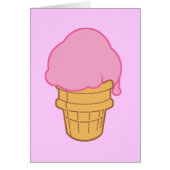 Pink Ice Cream Cone (Front)