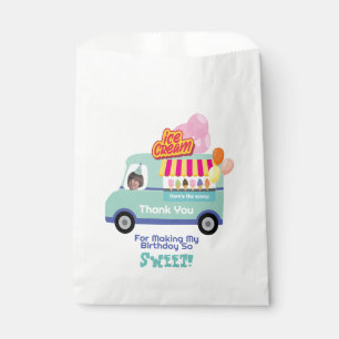 Pink Ice Cream You Scream Birthday Favor Bags
