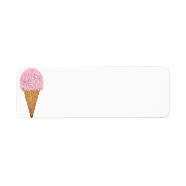 Pink Icecream Label (Front)