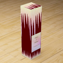 Pink Icicle Gold Wine Gift Box