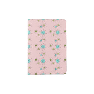 Pink Iconic Atomic Starbursts Passport Holder