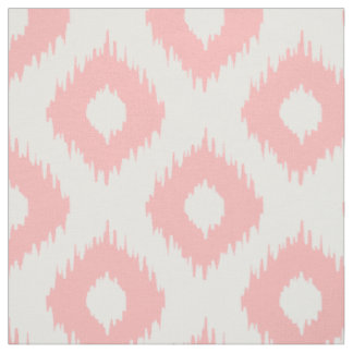 Pink Ikat Pattern Fabric
