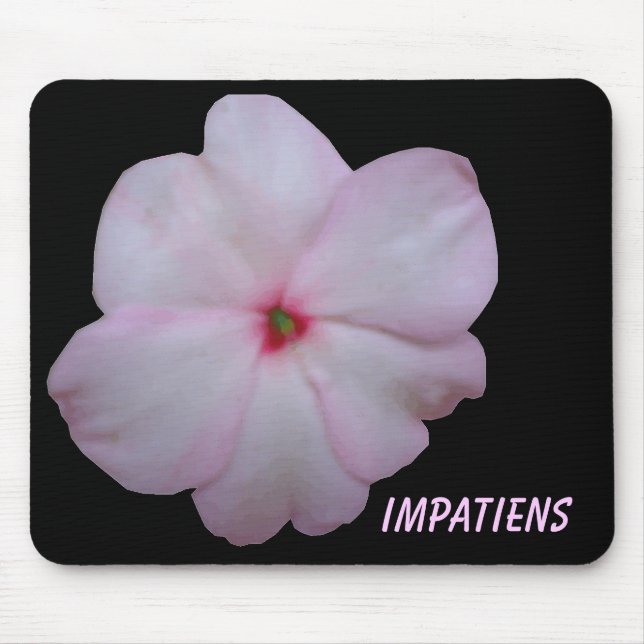 Pink Impatiens Customizable Mousepad (Front)
