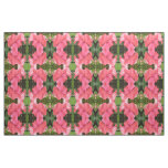 Pink Impatiens Flower Macro Floral Patterned Fabric