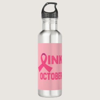 Pink in October Stainless Steel Water Bottle