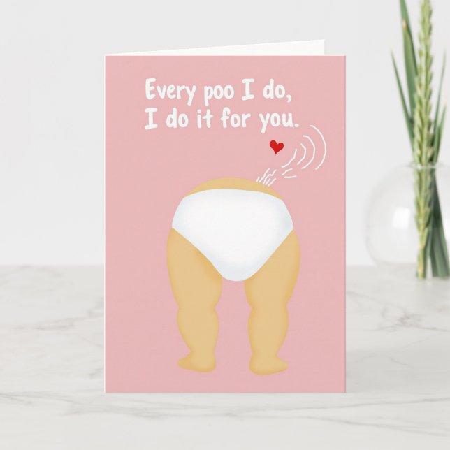 Pink Infant Mothers Day Card (Front)