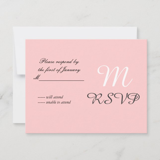 Pink Initial Reply Card (Front)