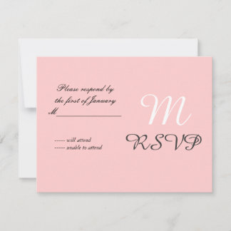 Pink Initial Reply Card
