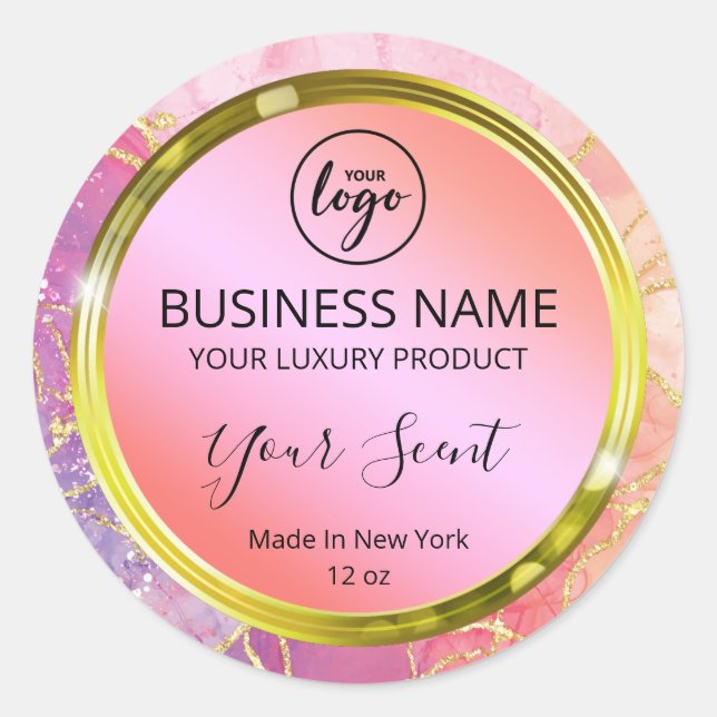 Pink Ink Body Butter Product Labels (Front)