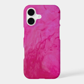 Pink ink drop photography iPhone 17 case