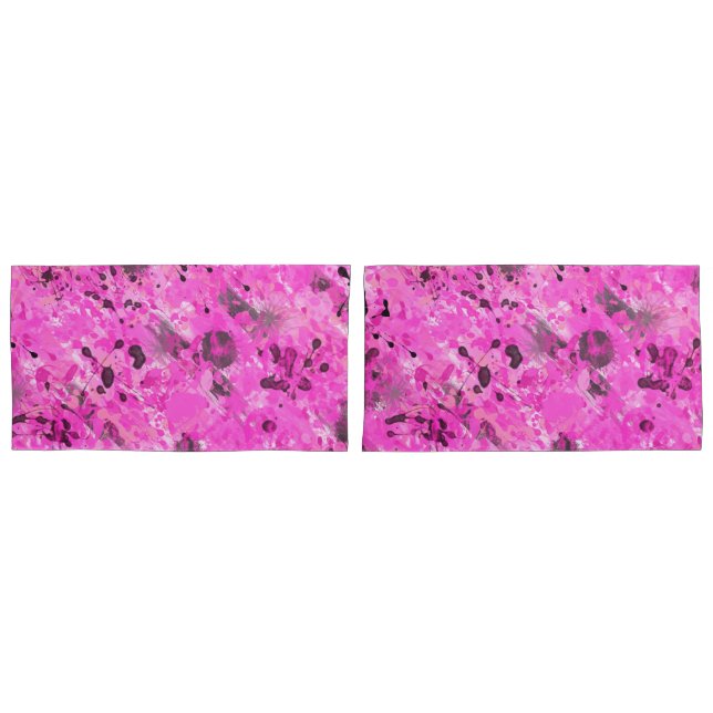 Pink Ink Pillow Case (Front-Set)