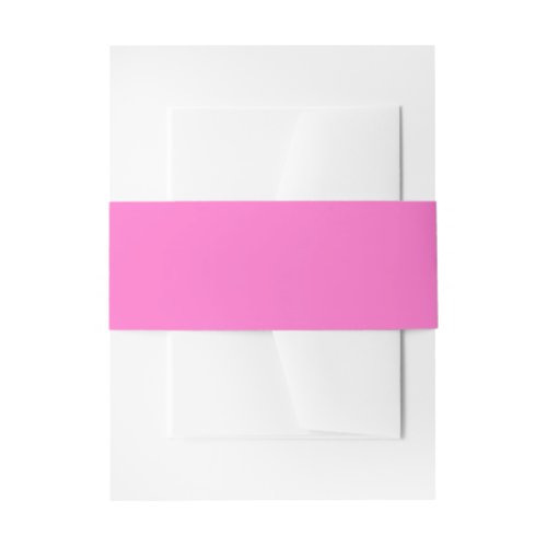Pink Invitation Belly Band