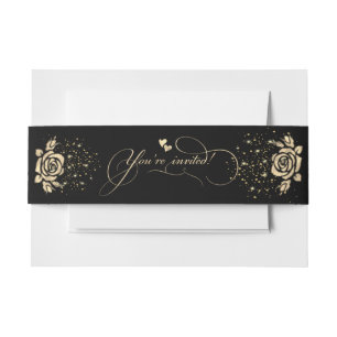 Pink Invitation Tapes Belly Band