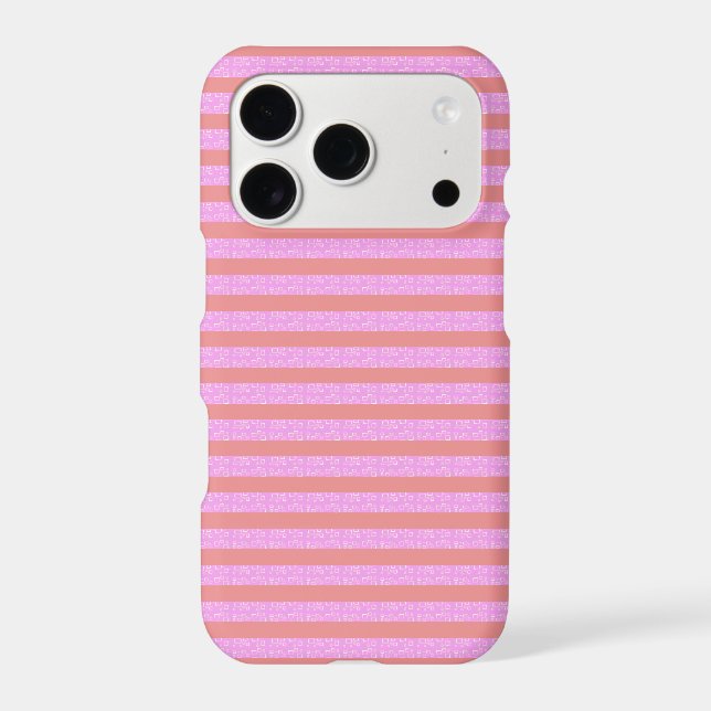 Pink iPhone Case (Back)