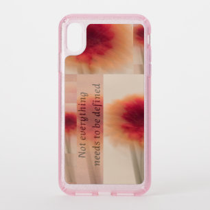 Pink iPhone Case   Floral Quote Design