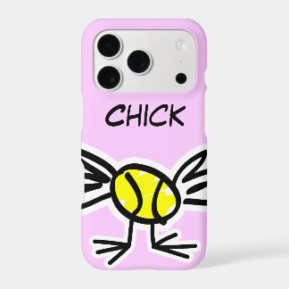 Pink iPhone case with tennis design