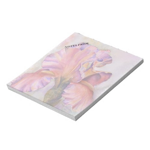 PINK IRIS CUSTOMIZABLE NOTE PAD